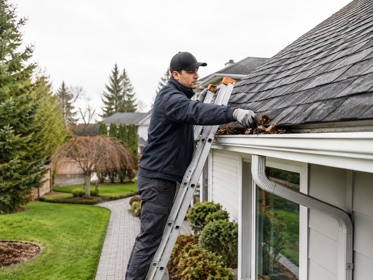 Professional gutter cleaning service